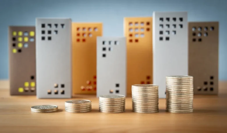 マンションと小銭